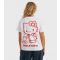Women's Clothing White Hello Kitty Outline T-Shirt Custard New Look