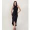 Women's Black Diamante Halter Neck Midi Dress AX Paris New Look