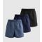 Men's Pack of 3 Navy Boxers Jack & Jones New Look