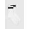boohoo Femmes Chaussettes a Cheville a Rayures de Sport | Blanc