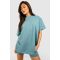 Dsgn Studio Ensemble T-Shirt Oversize Et Short De Cyclisme - Bleu - S, Bleu