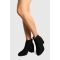 Bottes Cheville En Faux Suède À Talon Bloc Bas Pour Large Pied - Noir - 37, Noir