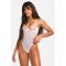 Body Festonné Brodé De Fleurs - Blanc - L, Blanc