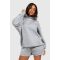 Dsgn Studio Short Sweat À Appliqué En Tissu Assorti - Bleu Clair - M, Bleu Clair
