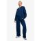 Survêtement Bomber À Fermeture Éclair Et Ourlet Profond - Bleu Foncè - Xs, Bleu Foncè
