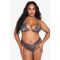 "Plus" Bas De Bikini À Imprimé Serpent Et Taille Haute En V - 46, Serpent