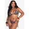 Bas De Bikini Triangle Grande Taille À Imprimé Synthétique Avec Nouettes Latérales - Serpent - 44, Serpent