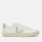 Veja Men's Campo Chrome Free Leather Trainers - Extra White/Natural - UK 8