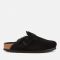 Birkenstock Boston Suede And Shearling Mules - UK 4.5/EU 37