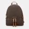 MICHAEL Michael Kors Women's Rhea Zip Medium Backpack - Brown
