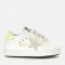 Golden Goose Babies' School Nappa Trainers - White/Ice/Yellow Fluo/Multicolor - UK 0 Infant