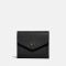 Coach Crossgrain Leather Small Wallet - Black