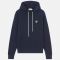 Maison Kitsuné Men's Grey Fox Head Patch Hoodie - Navy - L