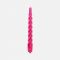 anna + nina Twisted Candle Bright Pink - Set of 6