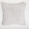 ïn home Recycled Polyester Faux Fur Cushion - Grey