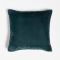 ïn home Recycled Polyester Faux Fur Cushion - Deep Blue