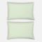 ïn home 200 Thread Count 100% Organic Cotton Pillowcase Pair - Green