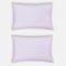ïn home 200 Thread Count 100% Organic Cotton Pillowcase Pair - Lilac