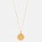 Hermina Athens Women's Luna Small Thin Necklace - Gold