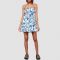 Faithfull The Brand Women's Palmira Mini Dress - Ensola Floral Print/Blue - M
