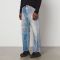 Our Legacy Third Cut Distressed Denim Wide-Leg Jeans