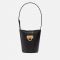Salvatore Ferragamo Trifolio Leather Bucket Bag