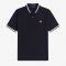 Fred Perry Men's Made In England Single Tipped Polo Shirt - Navy - 38/S
