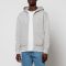 Maison Kitsuné Tricolor Fox Patch Zip Hoodie - Grey Melange - XS