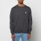 Maison Kitsuné Unisex Fox Head Patch Regular Jumper - Anthracite Melange - L