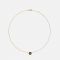 Tory Burch Women's Kira Enamel Pendant Necklace - Tory Gold / Black - OS