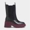 Coach Alexa Leather Heeled Chelsea Boots - UK 3