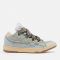 Lanvin Men's Curb Leather, Suede and Mesh Trainers - UK 8