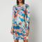 Marni Floral-Print Rayon-Satin Mini Dress - IT 36/UK 4