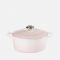 Le Creuset Signature Cast Iron Round Casserole Dish - 24cm - Shell Pink