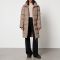 RAINS Women's Long Puffer Jacket - Taupe - XL