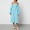 Sleeper Atlanta Shirred Linen Off-The-Shoulder Dress - S