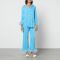 Sleeper Party Feather-Trimmed Crepe de Chine Pyjama Set - M
