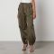 Good American Parachute Cotton-Twill Trousers - M