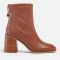 See by Chloé Aryel Leather Heeled Boots - UK 5