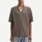 Samsøe Samsøe Bear Cotton-Pointelle Short Sleeved Shirt - S