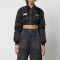 Coperni Cropped Cutout Shell Bomber Jacket - FR 36/UK 8