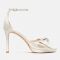 Kate Spade New York Women's Bridal Bow Satin Heeled Sandals - UK 8
