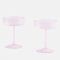 HAY Tint Coupe Glass - Set Of 2 - Pink
