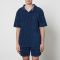 BOSS Bodywear Terry Flannel Polo Shirt - M
