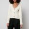 Anine Bing Anitta Cropped Knitted Jacket - S