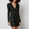 Rotate Birger Christensen Sequined Mesh Mini Dress - DK 38/UK 10