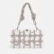 Cult Gaia Bess Rhinestone-Embellished Acrylic Shoulder Bag
