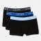 Lacoste 3 Pack Cotton-Blend Boxer Trunks - S