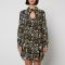 Vivienne Westwood Heart Floral-Print Cotton-Poplin Shirt Dress - UK 6