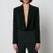 Pinko Eliana Spencer Cropped Crepe Blazer - M